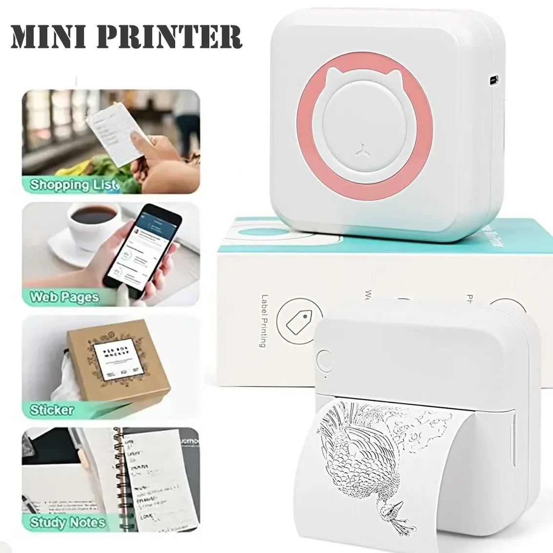 Mini Print Portable…