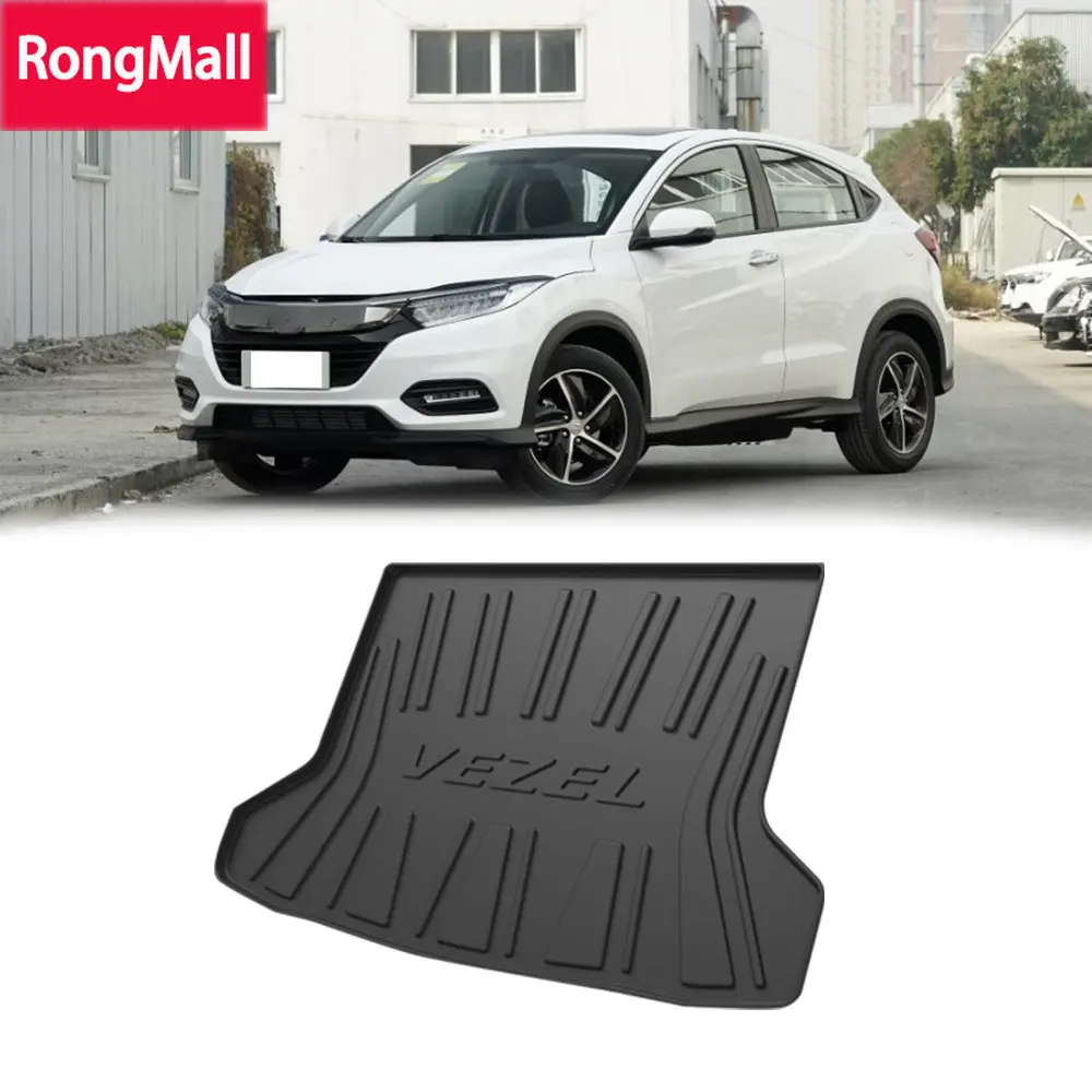 

TPE Car Storage Box Pad Rear Trunk Mat For HONDA Venzel 2015-2022 Waterproof Protective Liner Trunk Pad Tray Rubber Mat