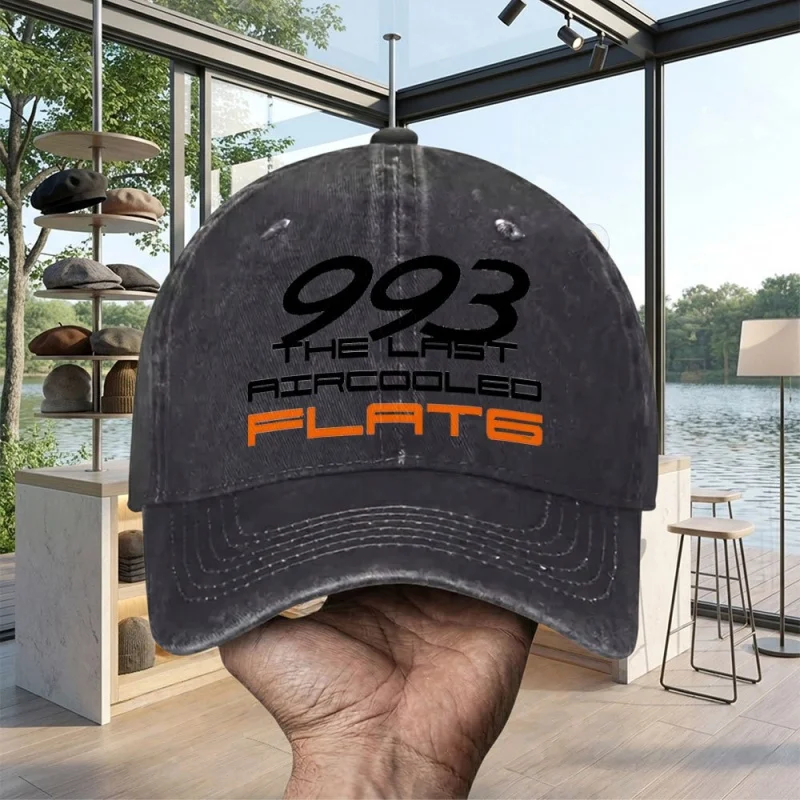Vintage 993 THE LAST AIRCOOLED Baseball Cap for Men & Women – Retro Sporty Lightweight Hat with Iconic Print