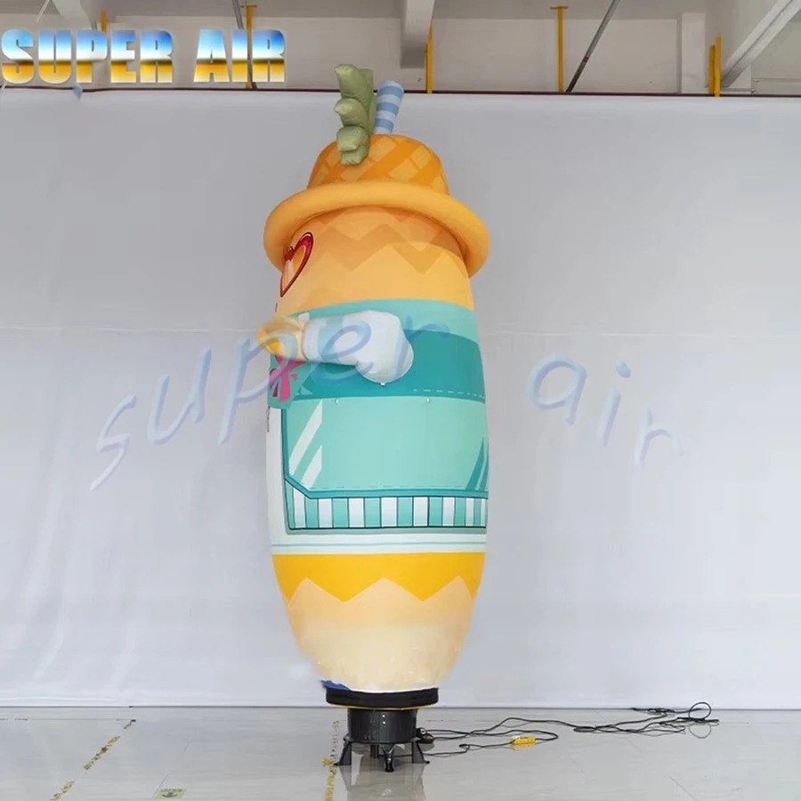 工場直販 カスタムメイド インフレータブル広告モデル インフレータブル漫画パイナップルマン 販売中