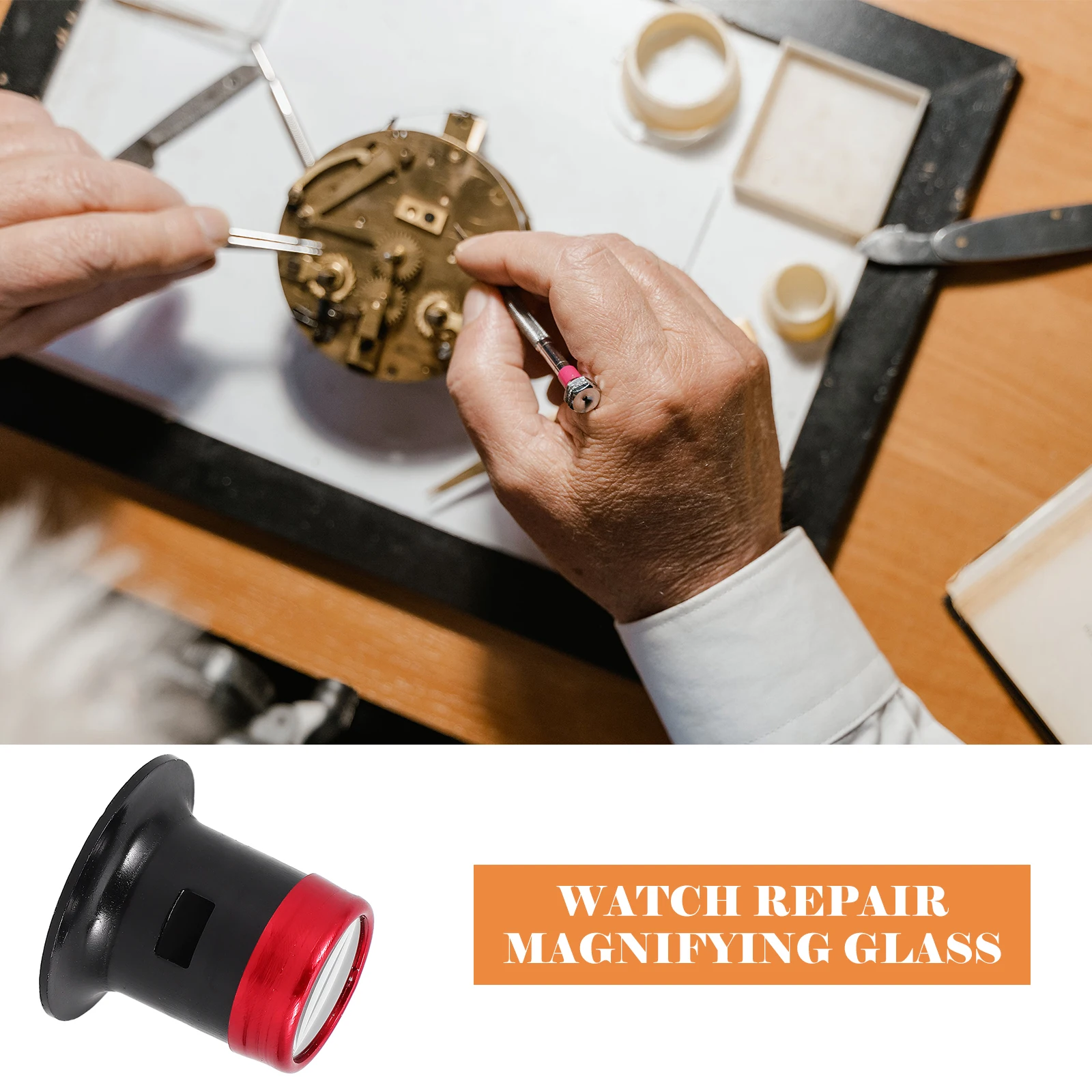 

Magnifying Glass Eyepiece Jewelers Magnifiers Loupes for Jewelry Repair Watchmakers Maintenance Dental Loupe Light Headband