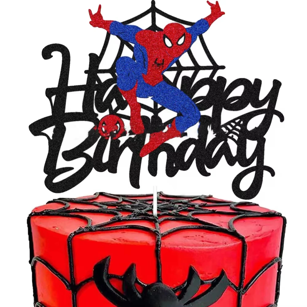 Spinnen Verjaardagsparty Decoratie Rode Spidehero Serviesset Bekers Borden Servetten Banner Ballonnen voor Party Favoren Cadeau Babyshower