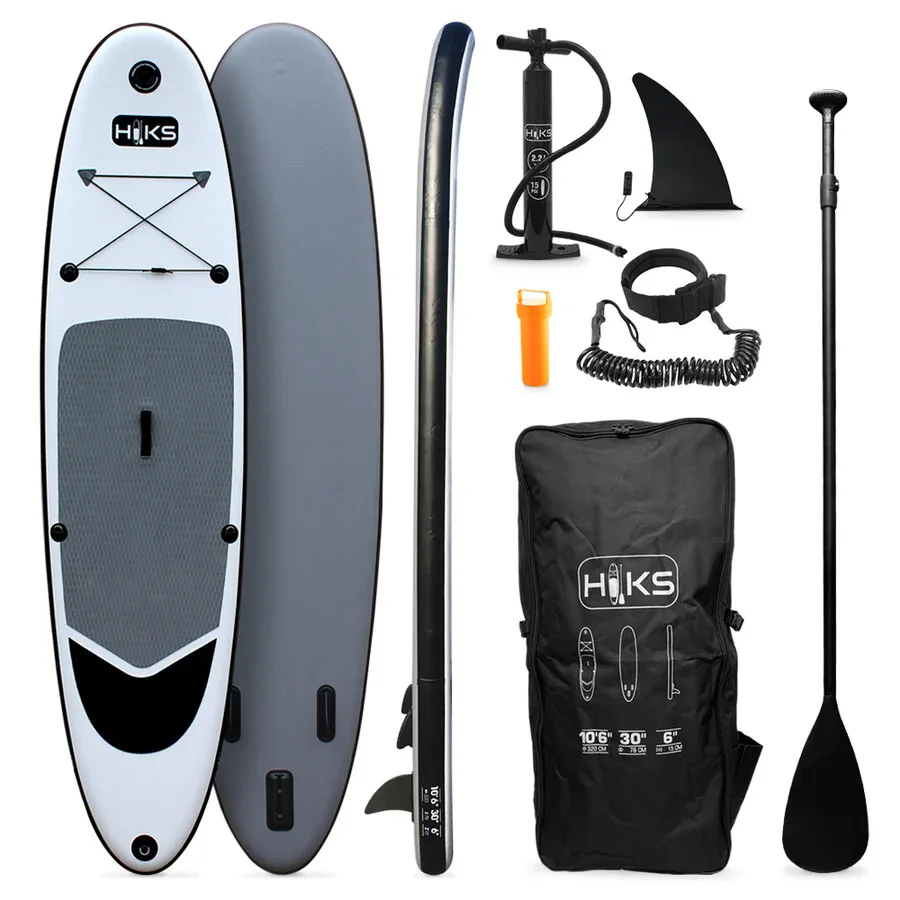 Waterproof  Extra Wide Inflatable Paddle Board 320*76*15cm Adult Standing Style Aquatic Fishing With Accessories SUP12-16SPI