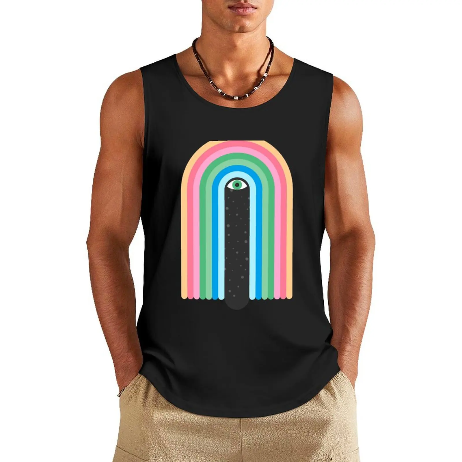 Galaxy Tears Tank Top Body man Men's vest Working vest singlet for men