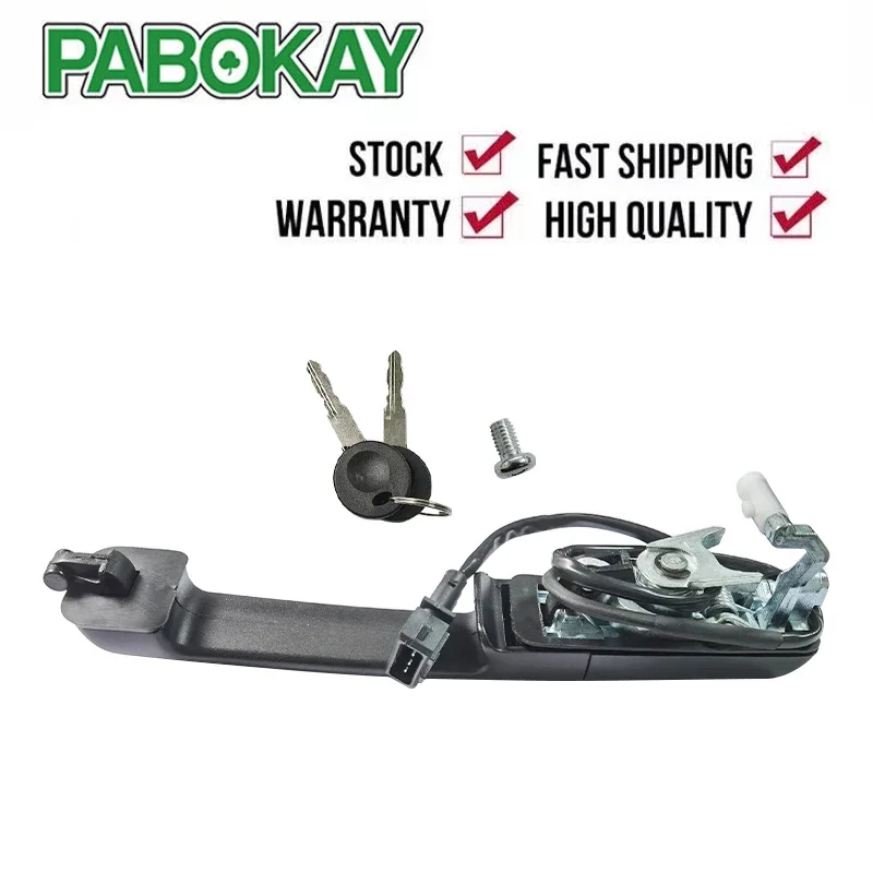 

OUTER LEFT FRONT DOOR HANDLE CENTRAL LOCK With KEYS FOR VW PASSAT B3 88-93 357837205A 357837207A 357837205AS