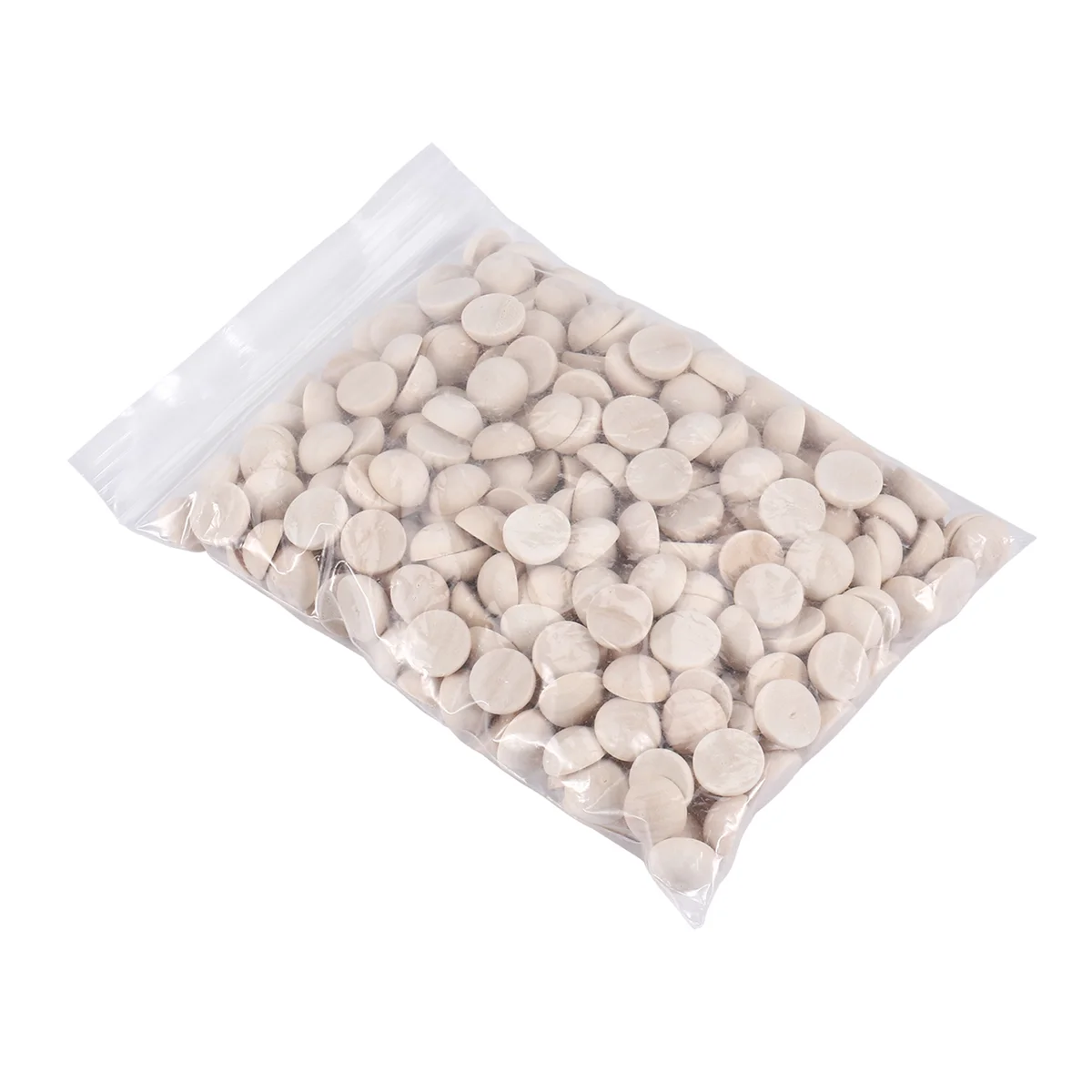 정성적 인 300Pcs 분할 된 나무 공 미완성 된 절반 나무 공 DIY 공예 예술 크리스마스 장식에 대 한 절반 라운드 공예 공