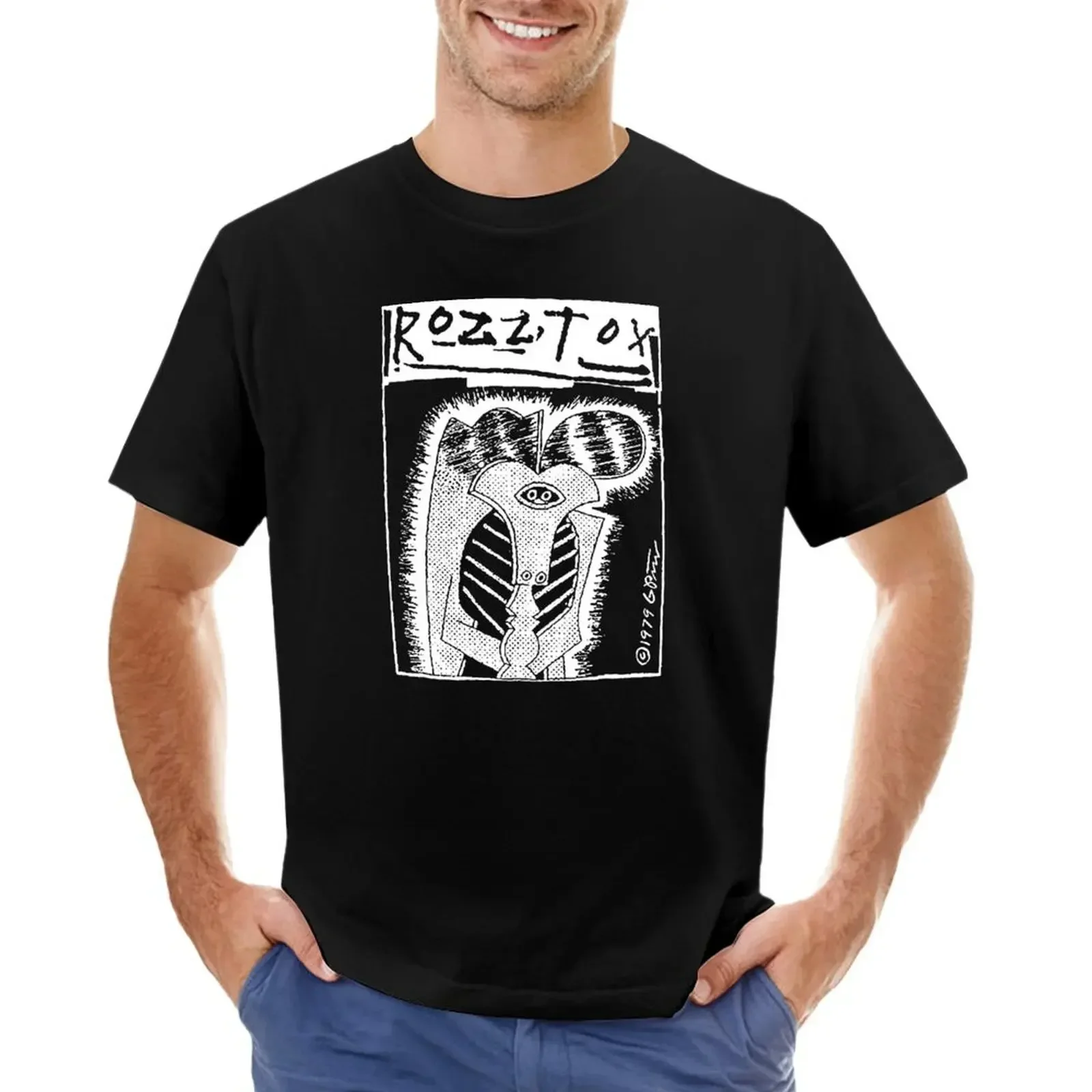 

Rozz-Tox T-shirt oversizeds Blouse Aesthetic clothing mens big and tall t shirts