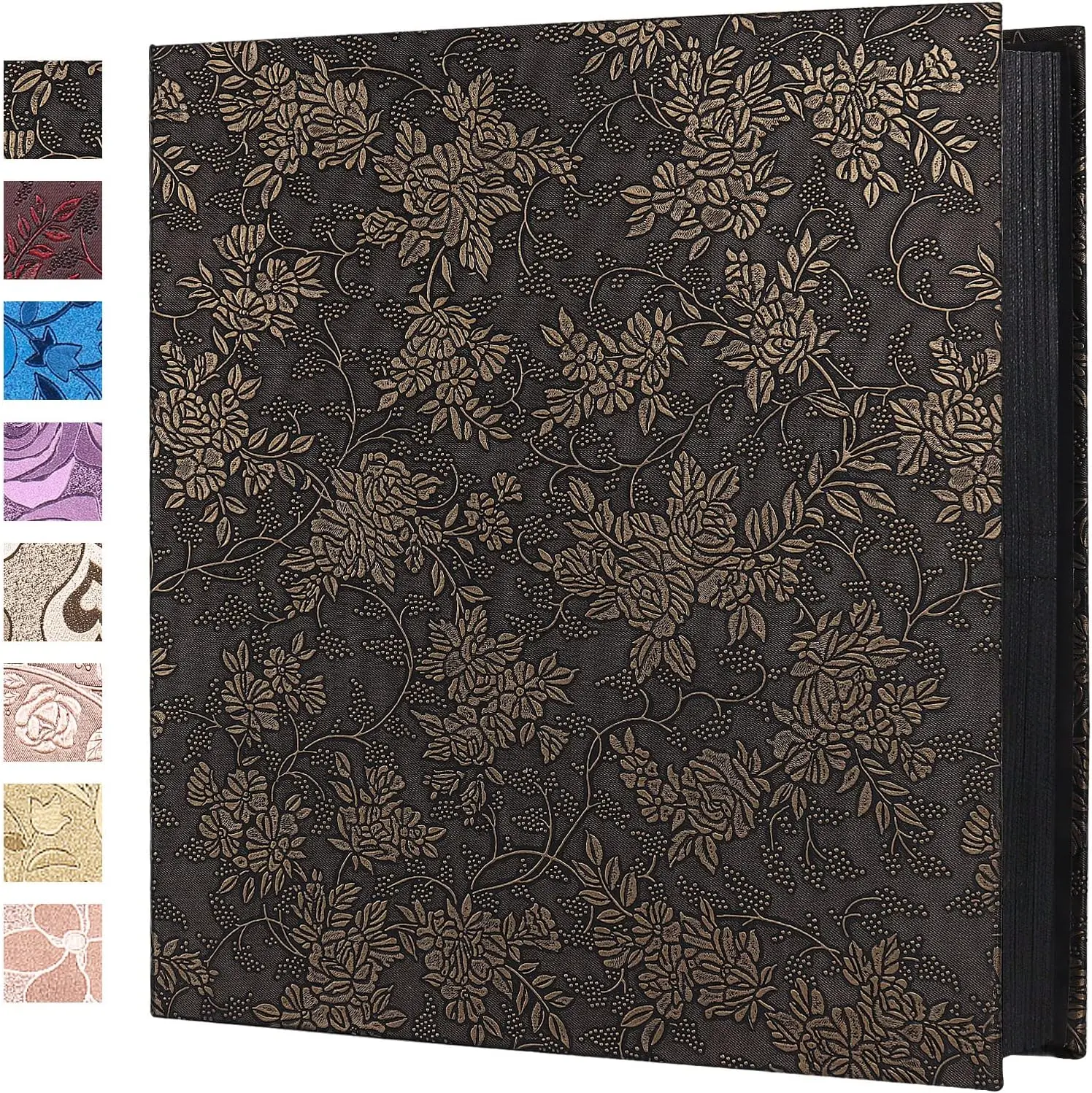 

Leather Cover Photo Album 600 Pockets Memo Album Hold 4x6 Photos 5 Per Page Valentines Day Present Wedding Memory Album