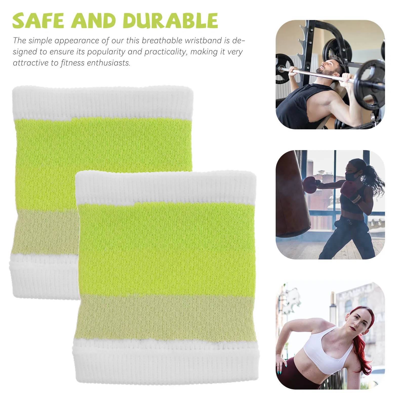 1Pair Lightweight Elastic Wrist Wraps for Men Women Running Soccer Training Wristbands Sweat Absorbing Wrist Support Brace