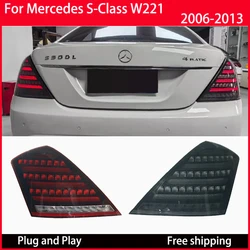 For Mercedes-Benz S-Class W221 S300 S350 S500 2006-2013 LED taillights DRL Reverse taillights Upgrade automotive accessories