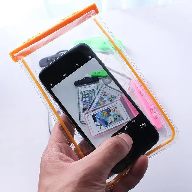 Night Light Mobile Phone Waterproof Bag Cover For iphone Samsung Huawei Swim Diving Water Wading Mobile Phone Protective Case view 6