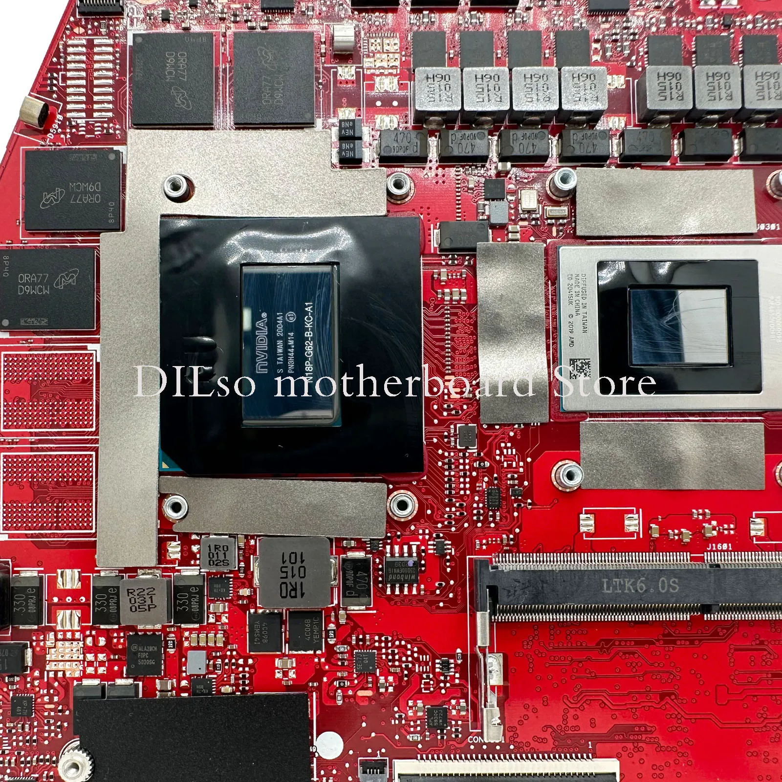 KEFU GA401IV Scheda Madre Del Computer Portatile Per ROG Zephyrus G14 GA401I GA401II Mainboard R7-4800H R9-4900H GTX1650TI GTX1660TI RTX2060 8GB