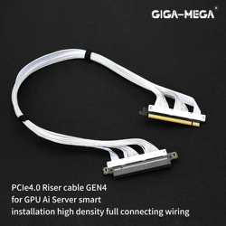 PCIe4.0/pcie5.0 Riser cable GEN4 for GPU Ai Server smart installation high density full connecting wiring