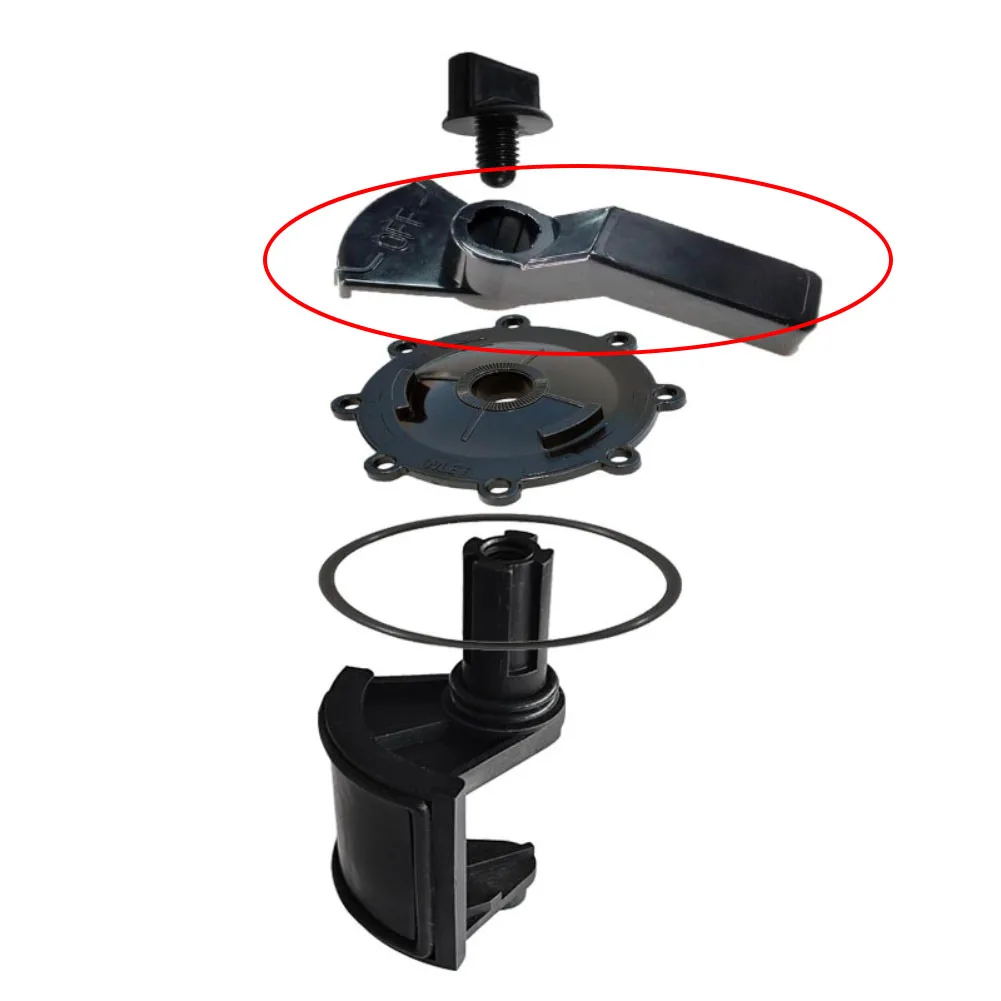 R0487200 Black Replacement Valve Handle for Zodiac For Jandy NeverLube Valves Including 2875 2876 3344 4715 4716 4717 4724 4945