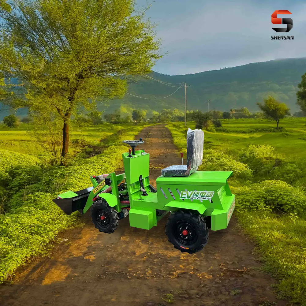 Miniature new energy non-polluting loaders Winery farms can use pure electric loaders in many scenarios.Customised