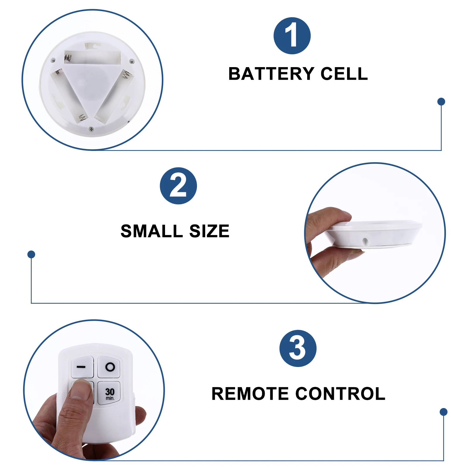 

LED Touch Night Light ABS PC Material Adjustable Brightness Timer Closet Lamp Wardrobe Hallways Cabinets