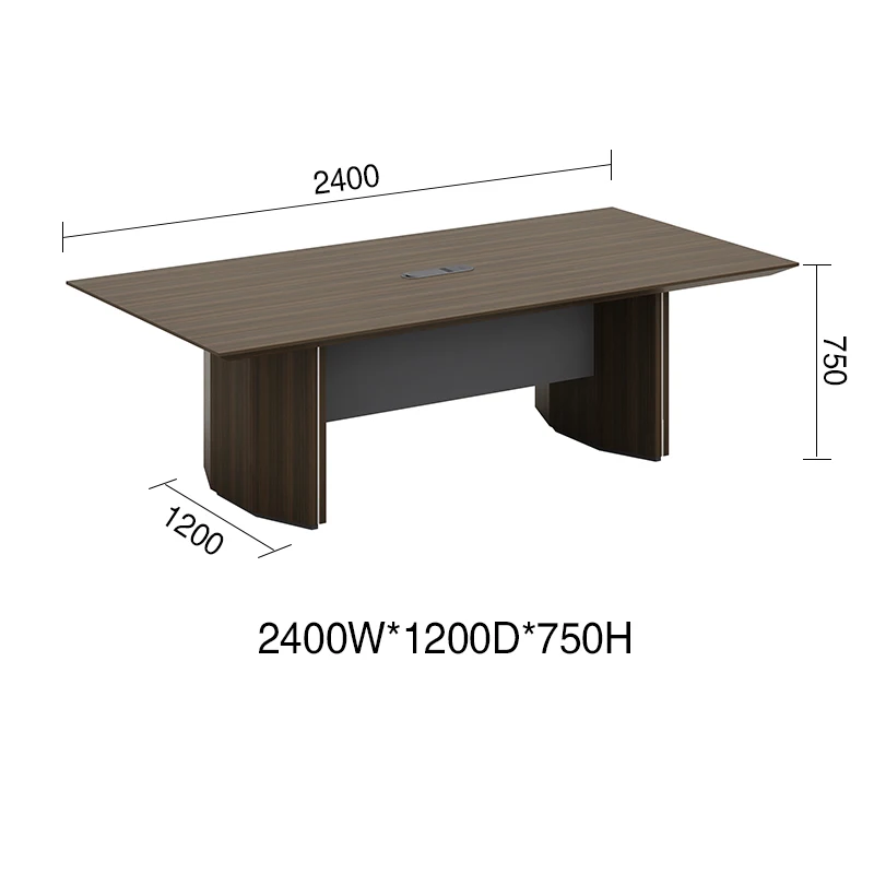 Mobili per ufficio tavolo lungo Tavolo da riunione moderno per formazione Set di sedie da scrivania direzionali per conferenze set di mobili