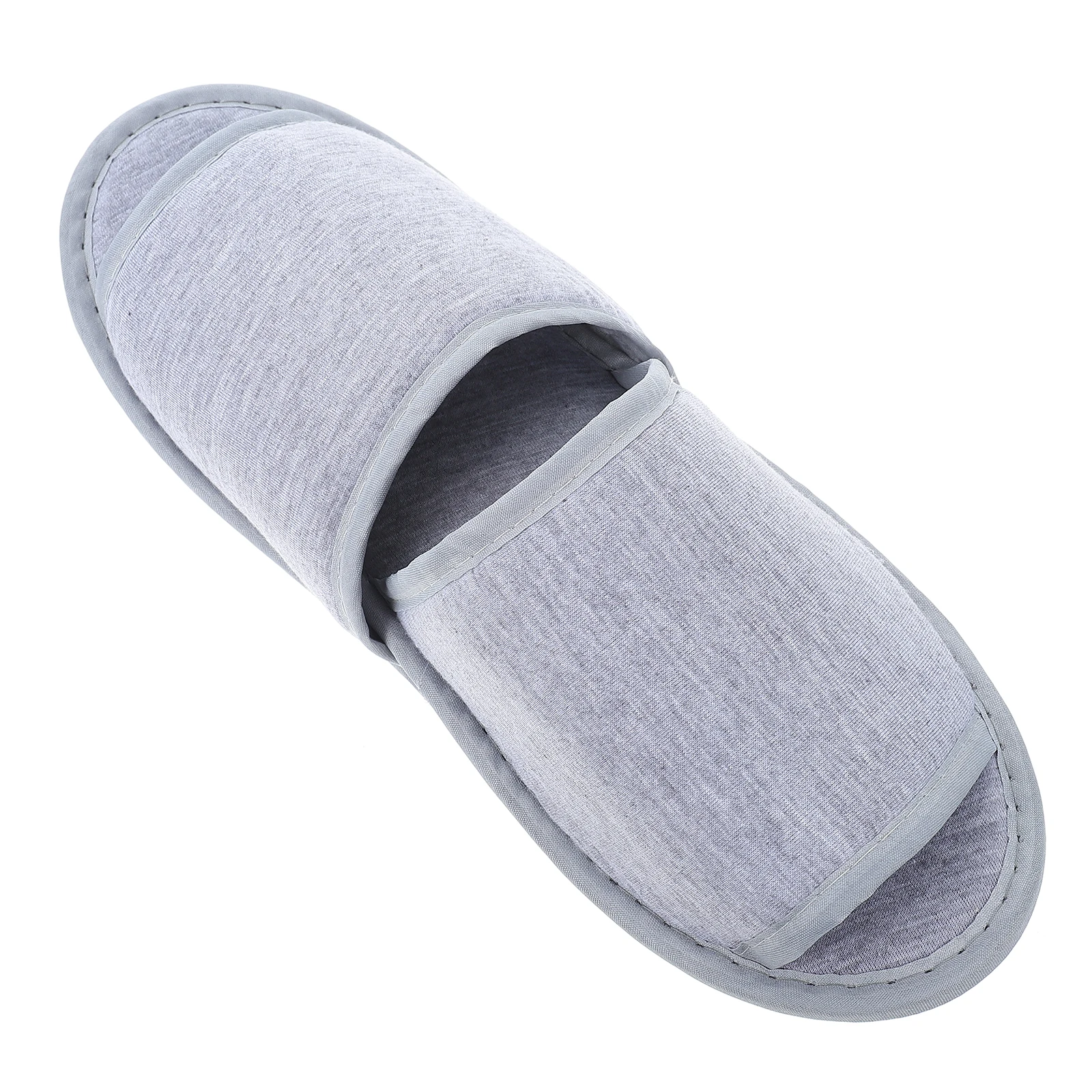 

Foldable Slippers Hotel Cotton Supplies Indoor Outdoor Grey Lightweight Unisex EVA Non Slip Easy Home Hotel Salon