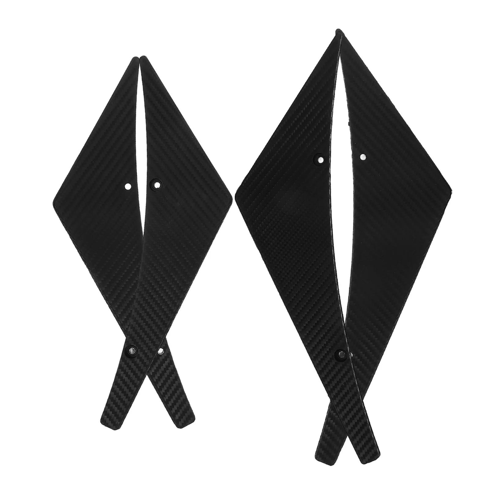 

4Pcs Carbon Fiber Front Spoiler Universal Canards Car Front Lip Splitter Auto Side Fins Exterior Accessories High Traction