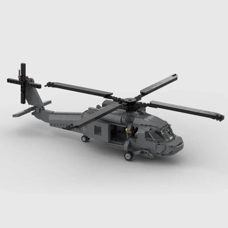 Moc Building Bricks modello militare Sikorsky UH-60 Black Hawck Technology blocco modulare regali giocattoli per bambini set fai da te assemblaggio