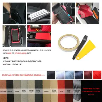 適用於福特探險者 1995 1996 1997 1998 1999 2000 2001 汽車超細纖維皮革中控台蓋扶手箱蓋貼紙裝飾條 8 最佳銷售 1997年福特探險者 - №7