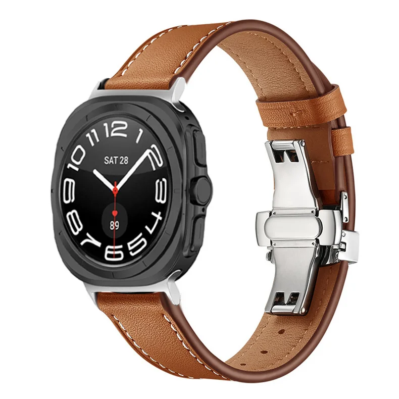 

Leather Band For Samsung Galaxy Watch 7 ultra 47mm Accessories belt correa bracelet for Samsung Galaxy Watch ultra strap 47 mm