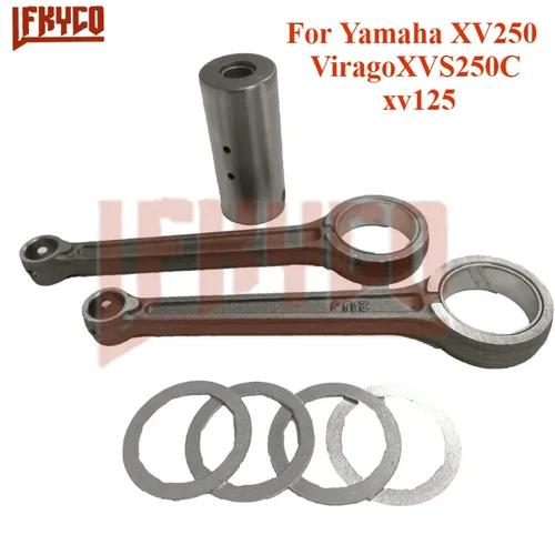 Pieza de cigüeñal de motor de motocicleta para YAMAHA Virago250 Virago 250 XV250 V Star 250 Route 66, conjunto de biela de eje de cigüeñal