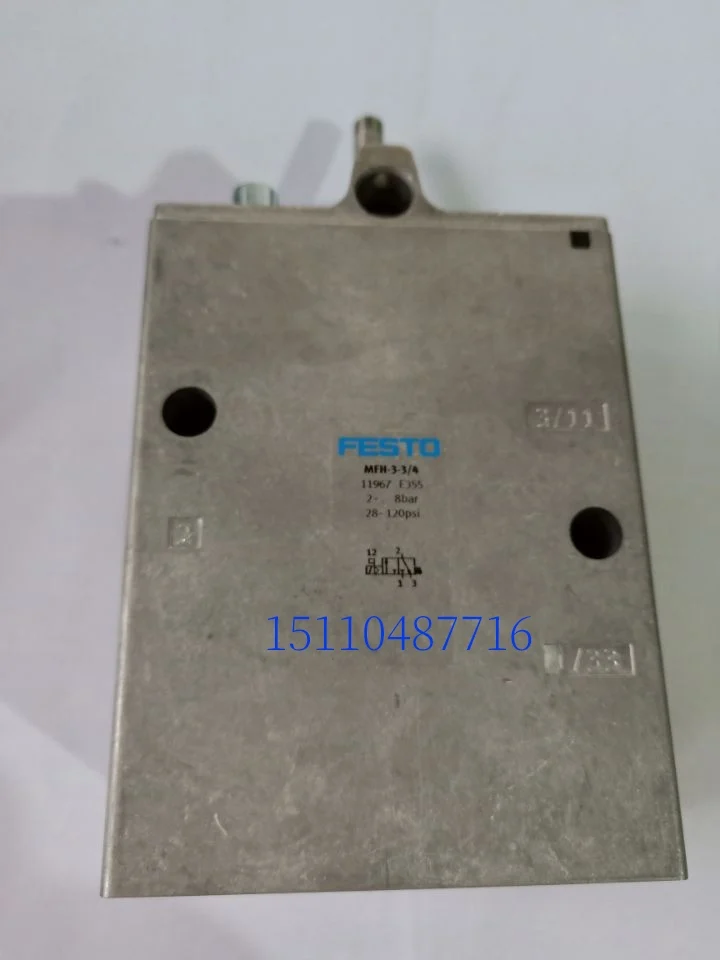 

Festo FESTO Pneumatic Solenoid Valve MFH-3/4 11967 In Stock