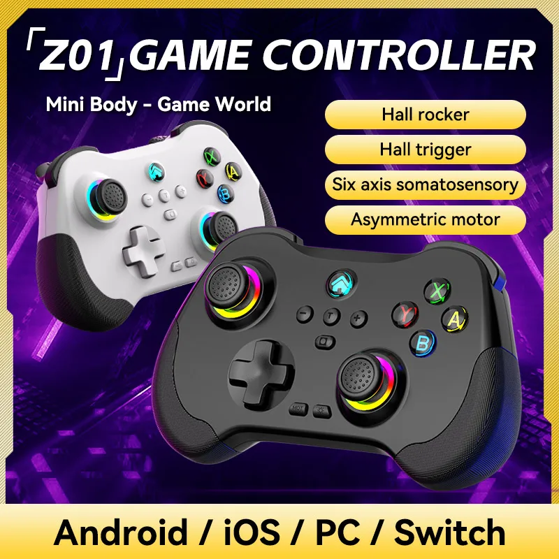 3 in1 Games Controller Wireless Game Console Rechargeable Programming Handheld Console Compatible For Switch Android IOS System