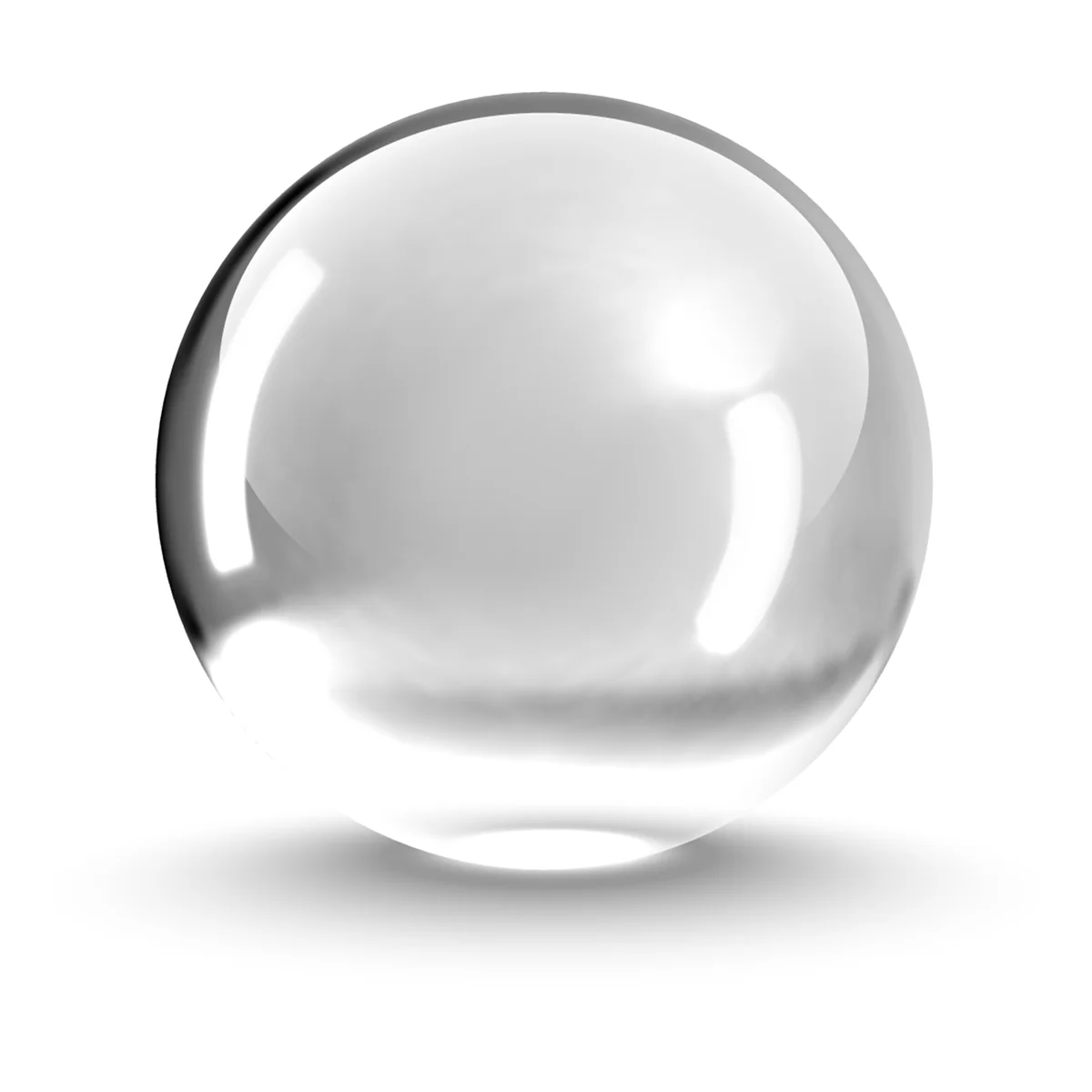 Прозрачный акриловый шар, 60 мм