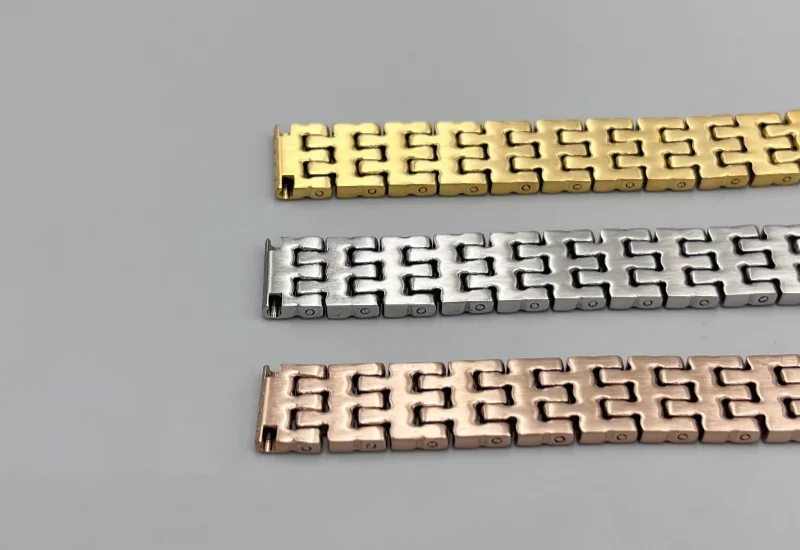 Neues 8/9/10/11/12/13/14/15/16mm Edelstahl-Uhrenarmband für Damen in Silber, Gold, Schwarz und Roségold, passend für jede Marke – Detail 2
