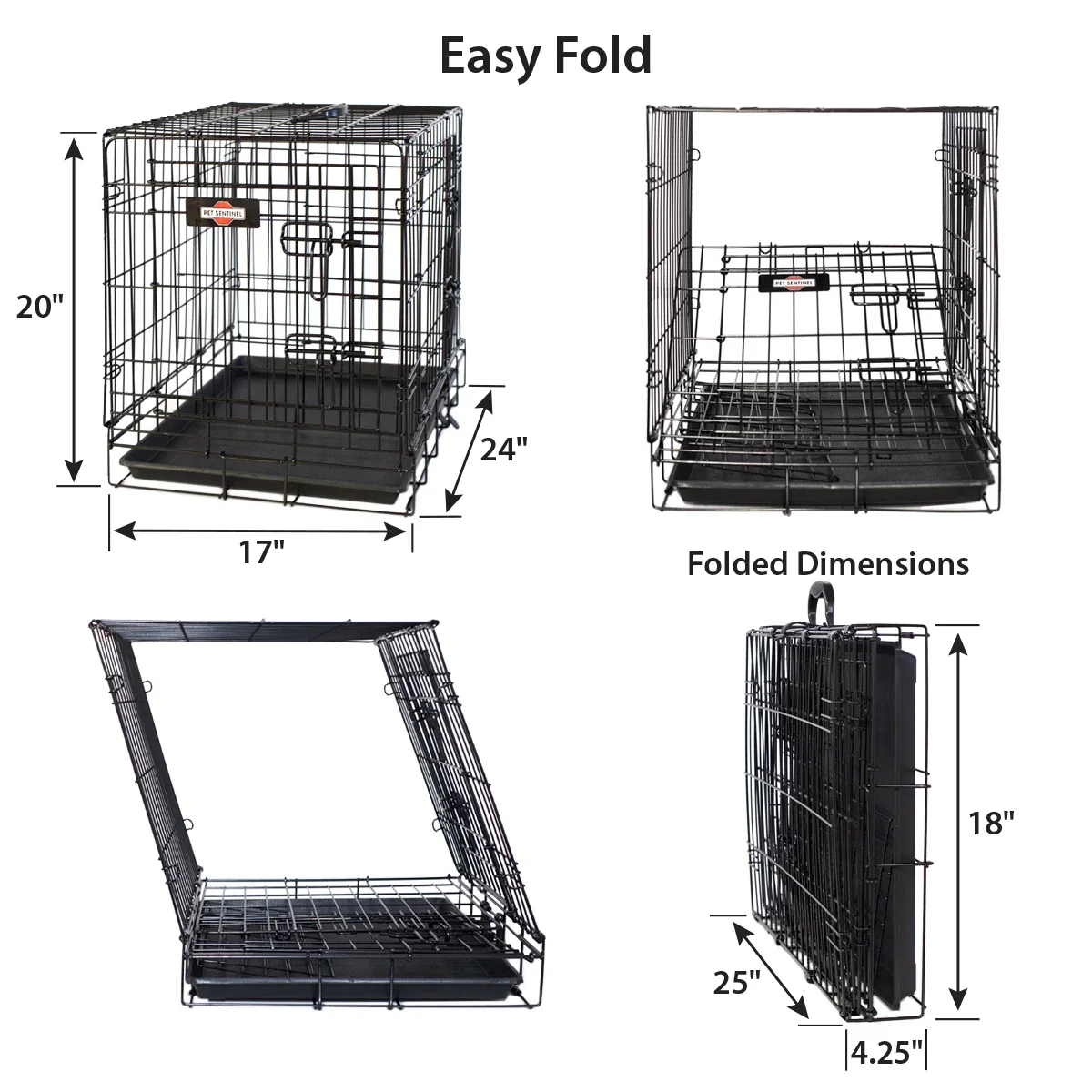 Pet Crates Extra XXL Large 90 Cm Big Strong Metal Iron Large Size Stainless Steel Foldable Heavy Duty Dog Cage And Kennels