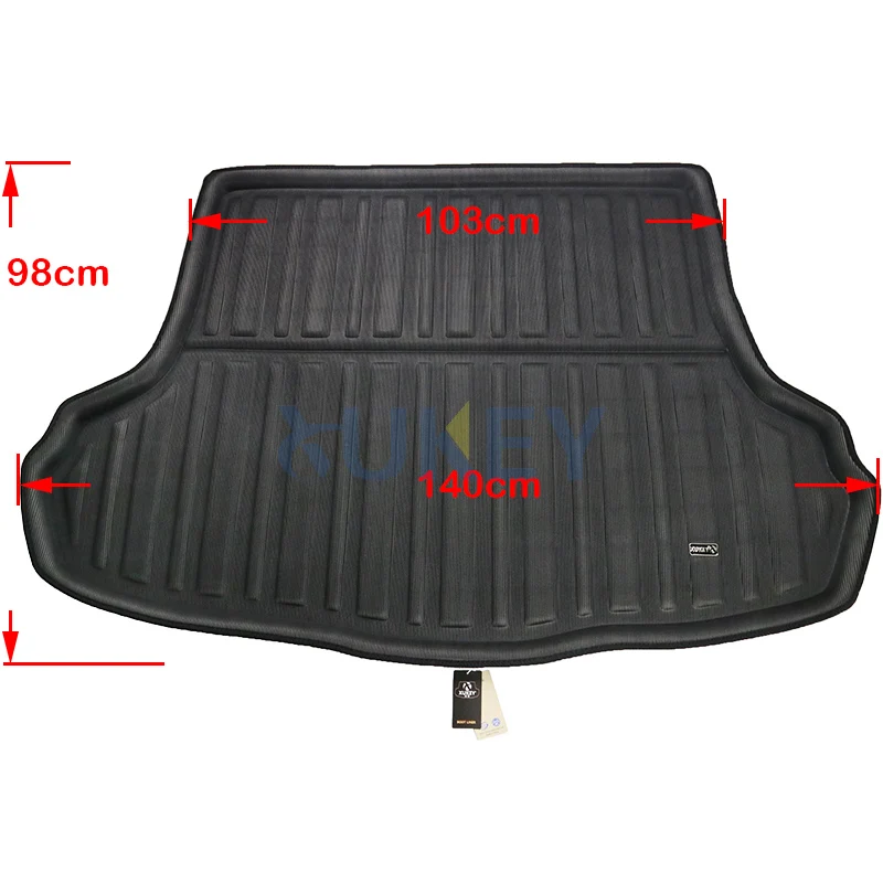 Rear Trunk Cargo Boot Liner Mat Floor Tray Carpet Protector For Kia Forte / Cerato K3 Sedan 2014 2015 2016 2017 2018