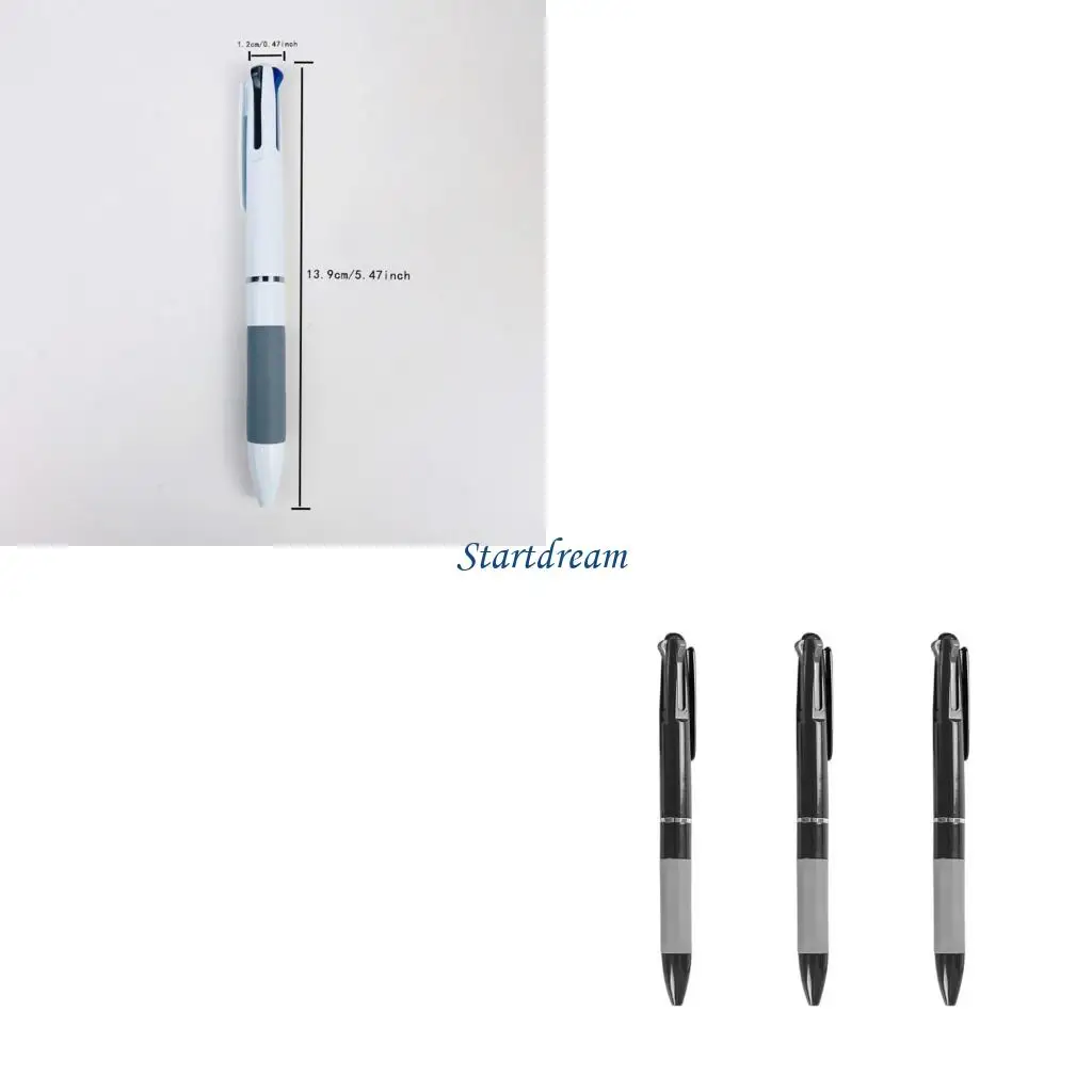 

3/5/10PCS MultyColor BallPoint Pen 3-Color-in-in-1 Penpoint Pen 0,7 мм наконечника для цветовой кодировки журнала Office Suplies