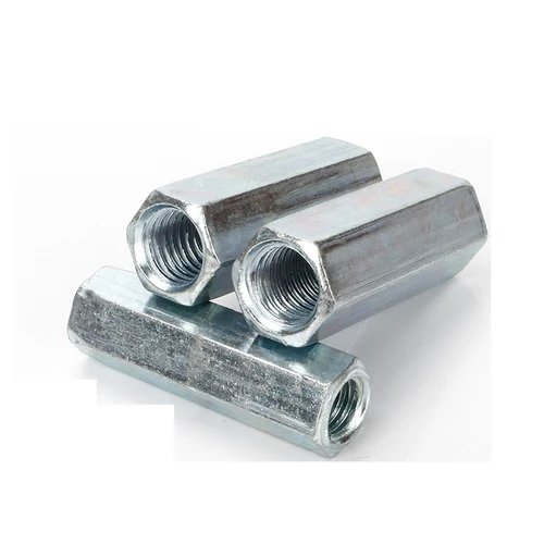 Imagen 2 del producto Tuercas de acoplamiento de varilla hexagonal galvanizada M6 M8 M10 M12 M14 M16 M18 M20 Tuerca de rosca de conexión Tuerca hexagonal larga galvanizada