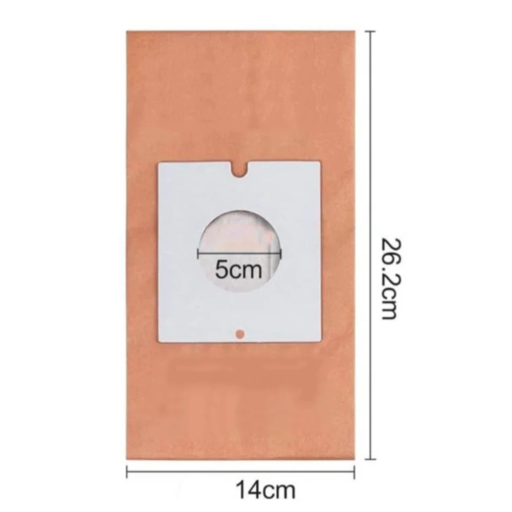 9 Pack Paper Dust Bags For GP-110F GP-55F GP-62F GP-70F GP-82F-CV Type Vacuum Cleaner Replacement Parts 1.5L Capacity