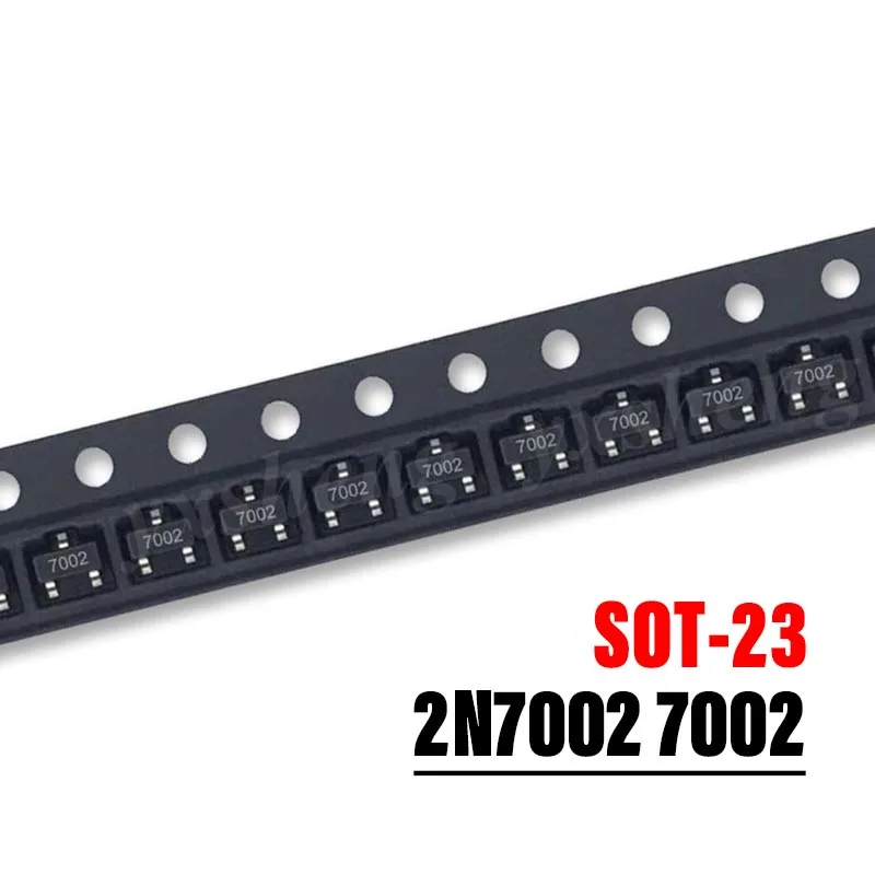 100 szt. Tranzystor SMD 2N7002 2N7002LT1G SOT-23 IC Chipset