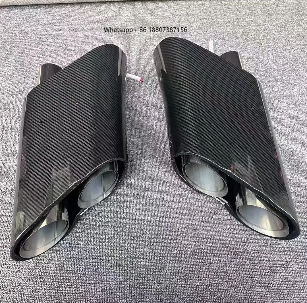 

Yaochi OEM G900 Rocket Style Dry Carbon Fiber Car Rear Exhaust Pipe Led Decoration Protection 1 Year Warranty for for