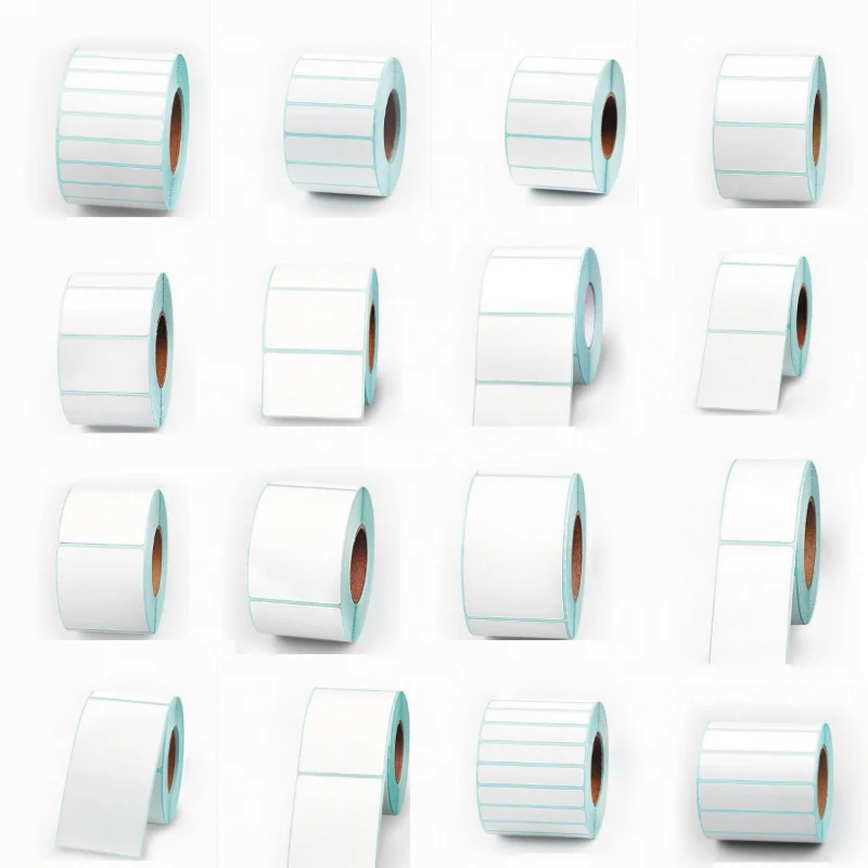 Sticker Label 40*10 mm 1500 Pcs / Roll Thermal Label For Supermarket Label Price Label