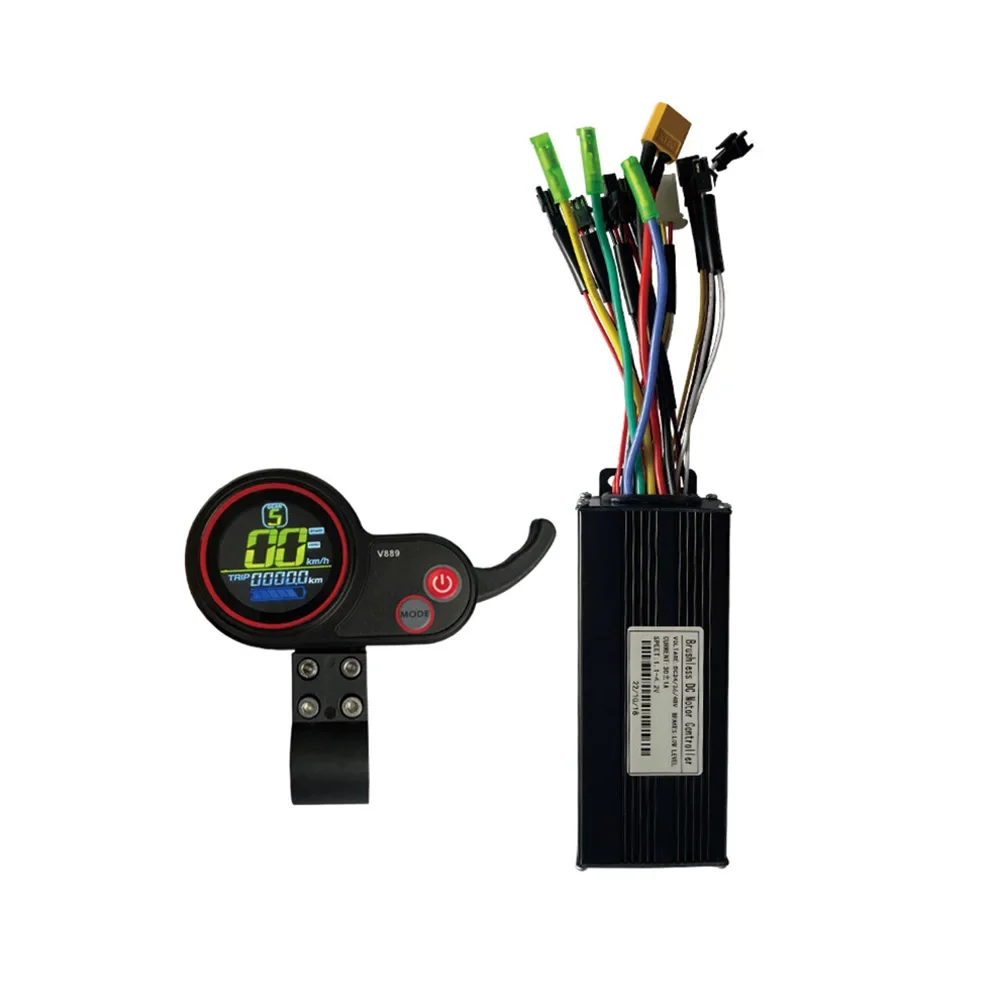 Transform Your Electric Bike or Scooter with 36 48V 30A 750/1000W Sine Wave Controller and V889Display Control Panel