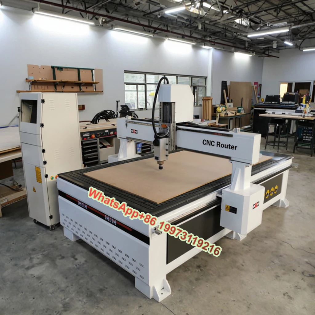 1325 4*8 أقدام WEIYE آلة قطع النقش لعلامات النجارة حالة جديدة مع مكونات المحرك والمضخة الأساسية