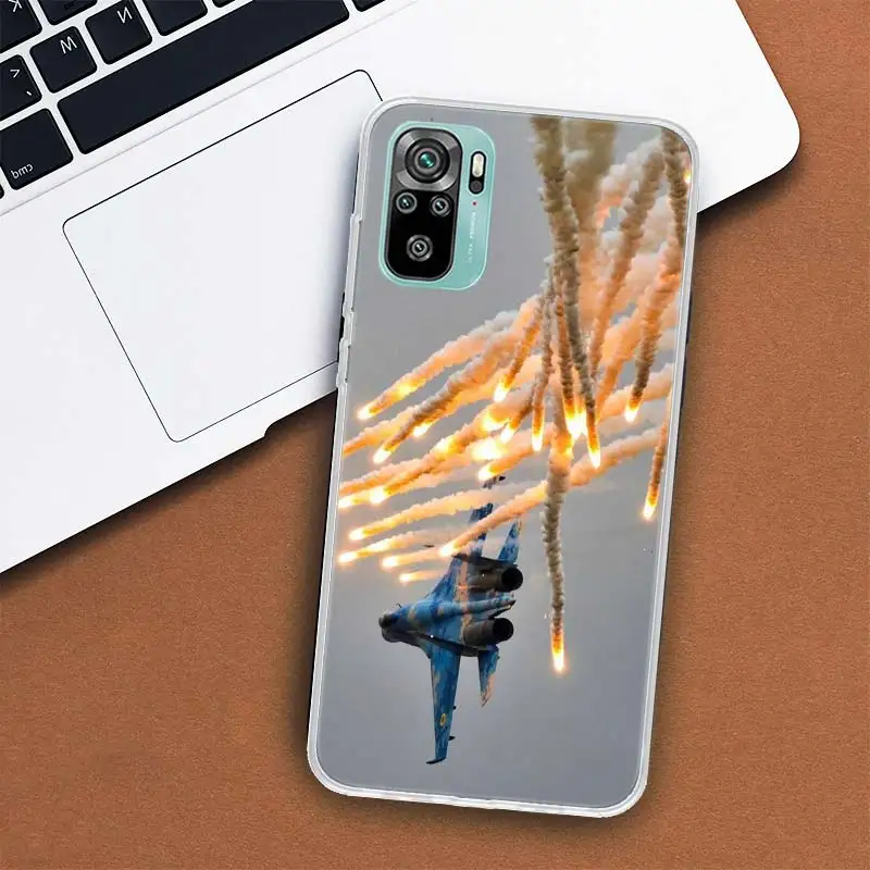 Military Aircraft Warship Fighter Phone Case For Xiaomi Mi 12T Pro 12X 11 Ultra 10 12 Lite 13 5G 11i 11T 10T 9 9T 8 6X 5X Cover