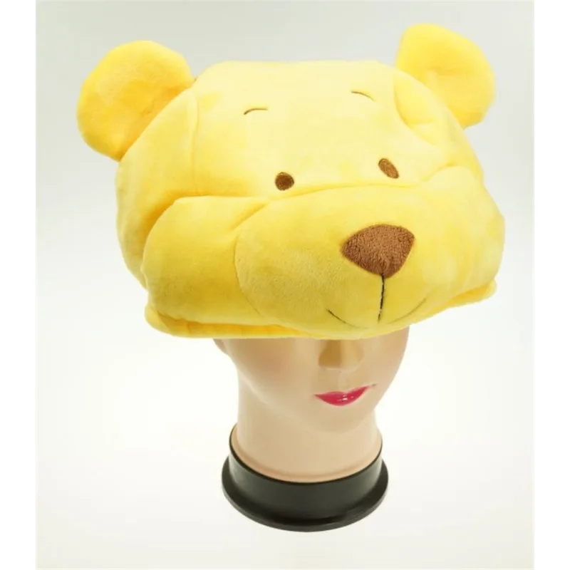 Disney Mickey Plush Hat Anime Cute Children Adult Party Birthday Gift Autumn Winter Plush Warm Christmas Hat Home Decoration