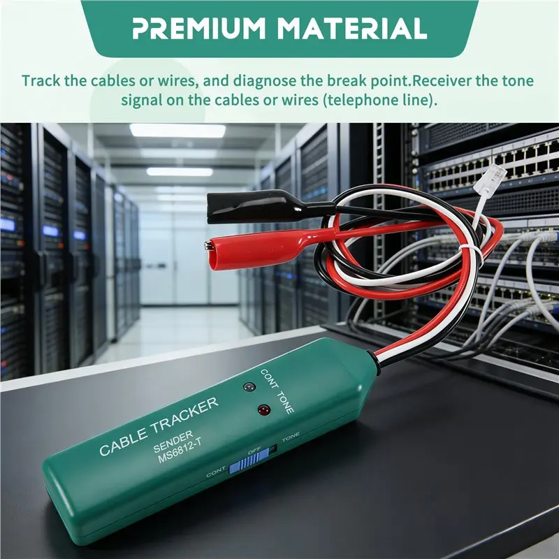 MS6812 LAN Network Cable Tester Telephone Phone Wire Tracker Tracer For UTP STP Cat5 Cat6 Line Finder No Battery Highly Recommen