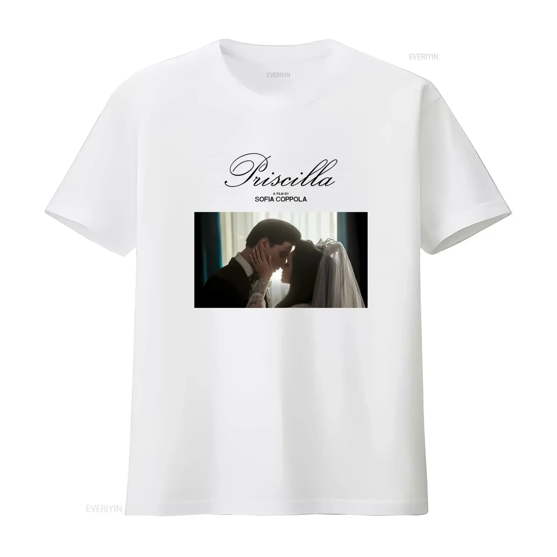Priscilla Movie Film by Sofia Coppola T shirt Stylish Unique Design for Lovers vintage Washed homme Slightly designer clothes