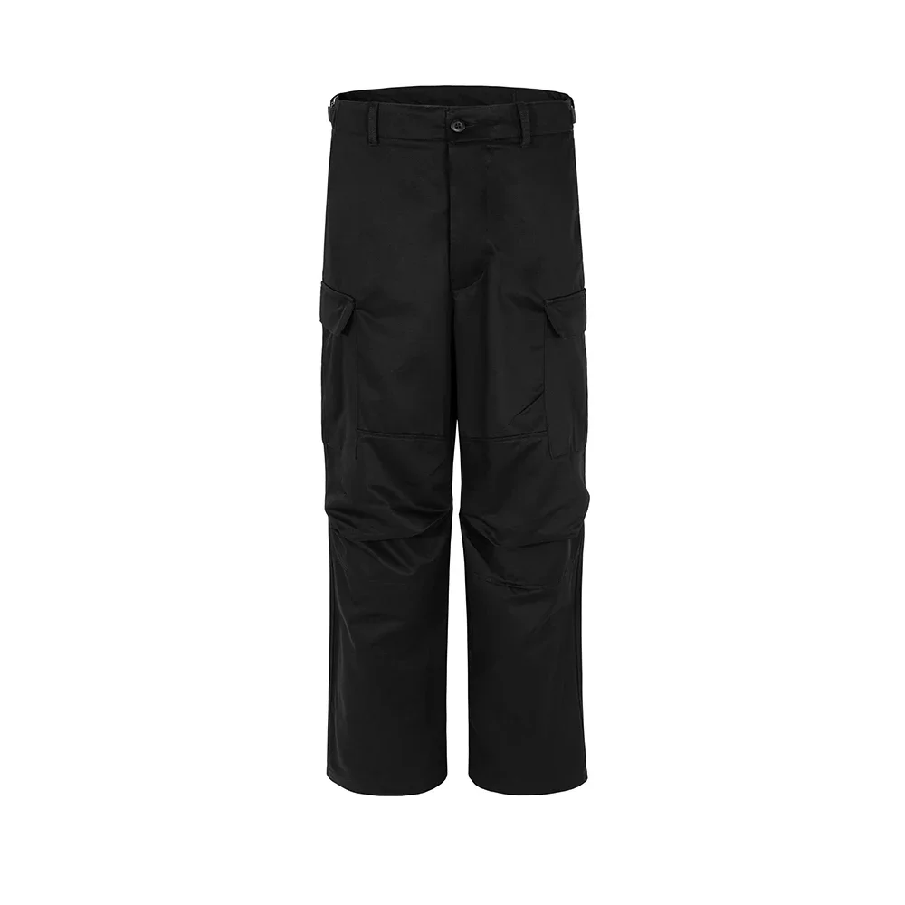 Aelfric Eden 3D Pockets Silhouette Black Baggy Cargo Pants Men Straight Vintage Pantalones Hombre Casual Oversize Loose Trousers