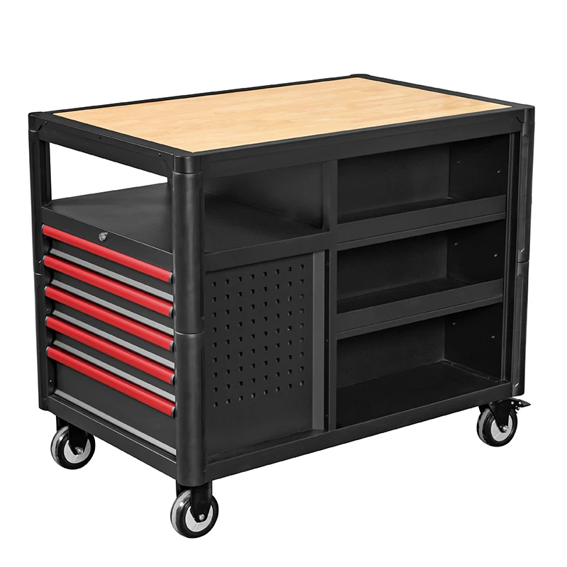 

72-дюймовый прочный стальной передвижной ящик для инструментов, металлический гаражный шкаф на колесах для инструментов и оборудования для автомобилей