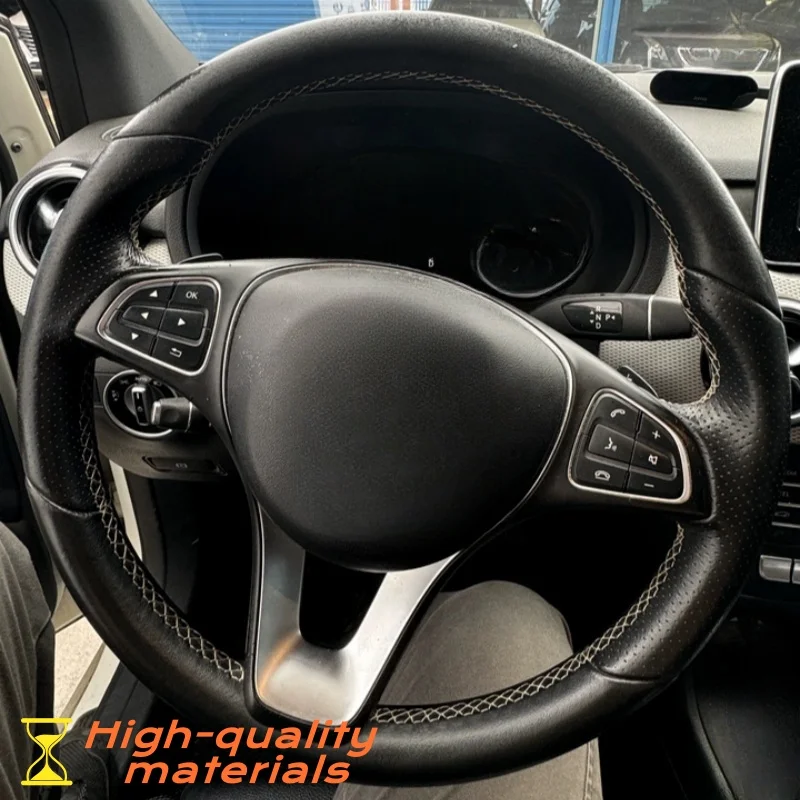 

Чехол на руль автомобиля для Mercedes-Benz Vito III (W447) 2015-2020, оплетка, оплетка на руль из натуральной кожи по индивидуальному заказу