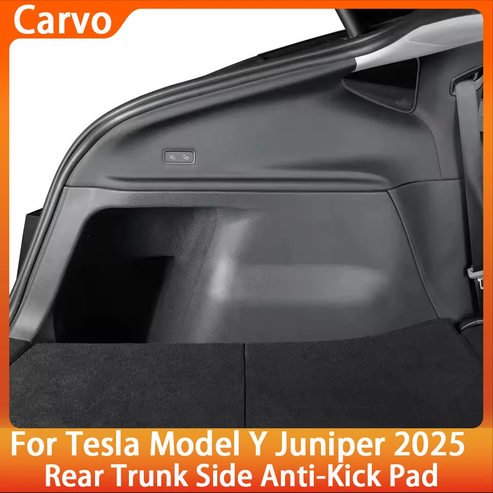 

Для Tesla Model Y Juniper/Launch 2025 задняя боковая противоударная накладка на багажник с полным покрытием, комплект защиты автомобиля, аксессуары для защиты от грязи