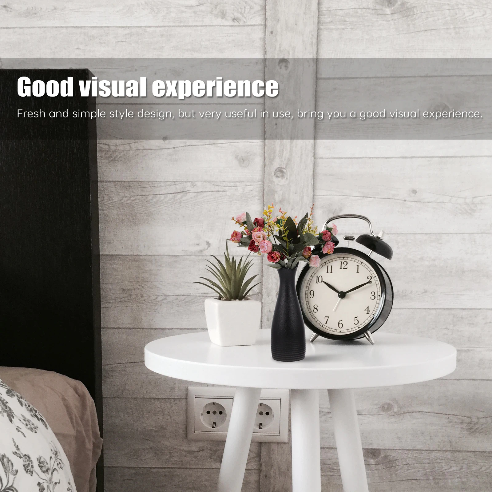 

Cat Ear Ceramic Vase Elegant Flower Arrangement Pot Creative Hydroponic Container Home Adornment Flower Arrangement Vase